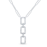 1/4CTW-DIA NK FASHION NECKLACE (18-INCH)